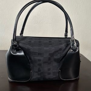 AUTHENTIC BALLY BLACK SATCHEL PURSE